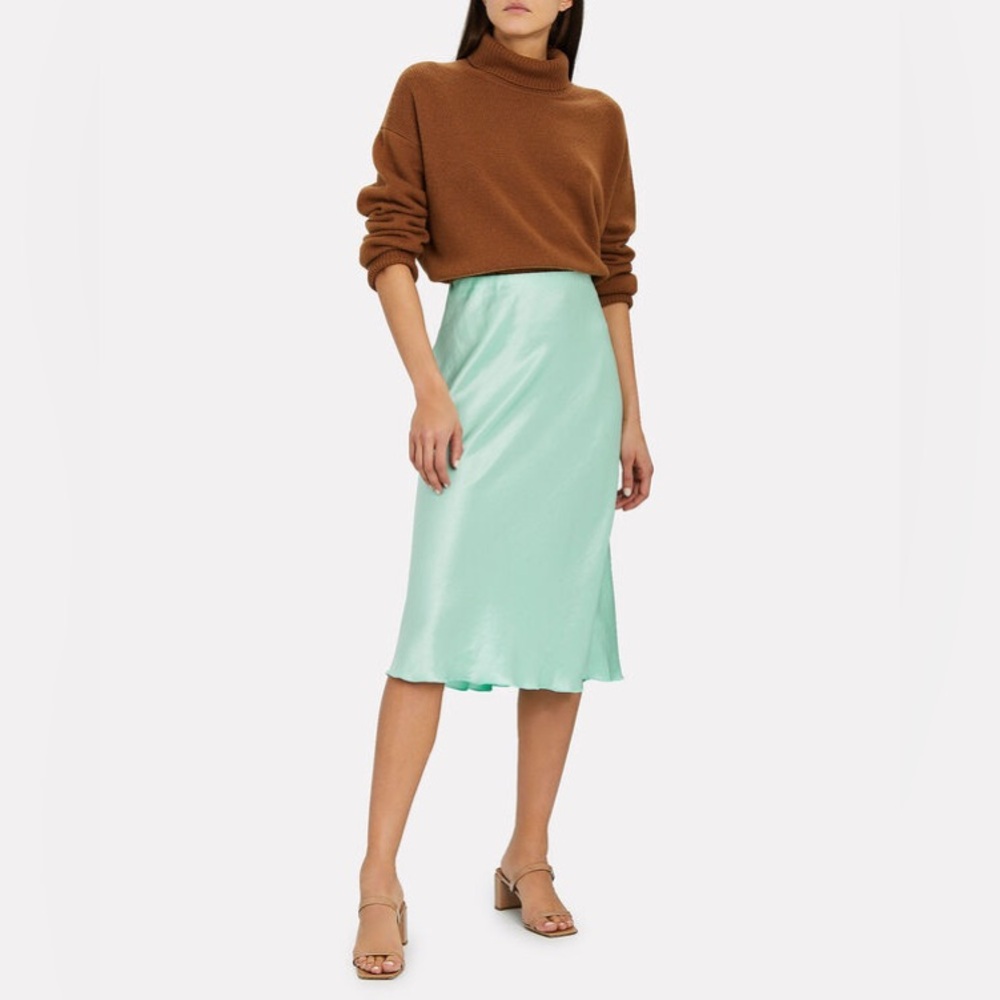 NANUSHKA Zarina Slip Skirt turquoise size small